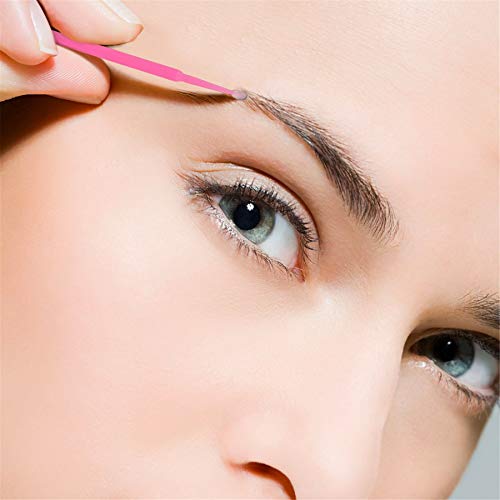 tifanso 400PCS 2mm Disposable Micro Cotton Swabs for Lash Extensions, Pink - color: Pink