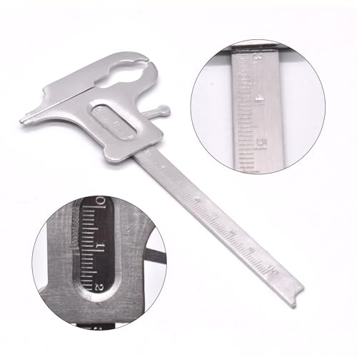 1 Pack Dental Vernier Caliper,Dental Orthodontic Measuring Ruler