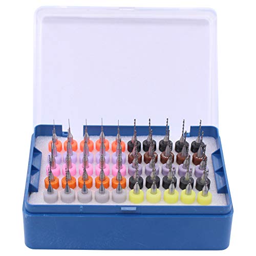 PCB Drill Bits Set Spiral Flute Carbide 0.3mm to 1.2mm