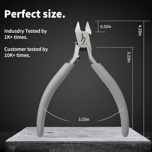 RUITOOL Model Nipper, Single Blade Sprue Cutter for Plastic Model Kits