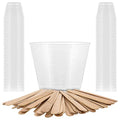Pouring Masters 2 Oz (60 ml) Liquid Measuring Cups, 50 Pack with 25 Sticks - size: 2-Ounce - Cup