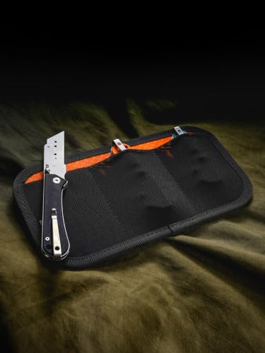 TACTICAL_GEEK TCM13 EDC Organizer Board, Utility Bag Insert Panel with Mesh Pocket, Backpack Accessories for Small Gear(Orange) - color: Orange