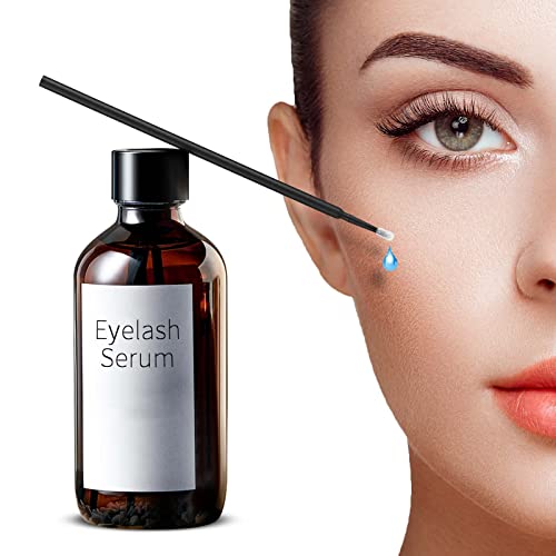 tifanso 400PCS Disposable Micro Cotton Swabs for Eyelash Extensions, Black - color: Black