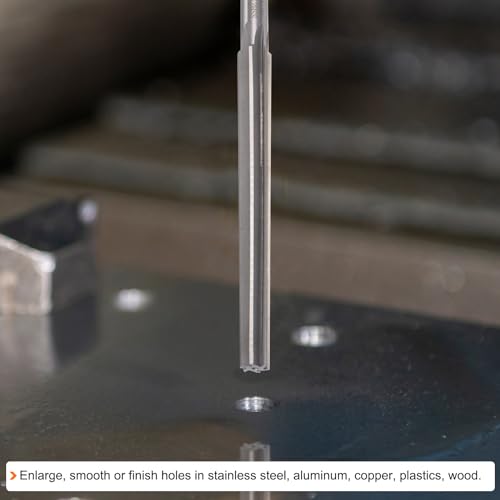 HARFINGTON Tapered Hand Reamers 1:50 8mm Small Dia 9.9mm Big Dia Flute - size: 8mm - 9.9mm