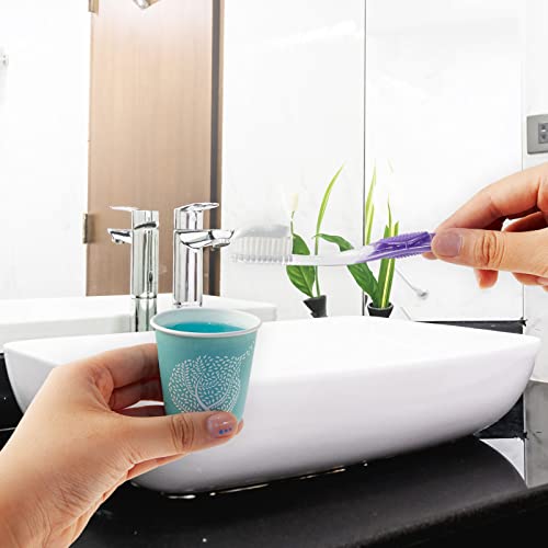 LITOPAK 300 Pack 3 oz Paper Cups, Colorful Disposable Mouthwash Cups 3 oz - style: 300pack Colour mixture