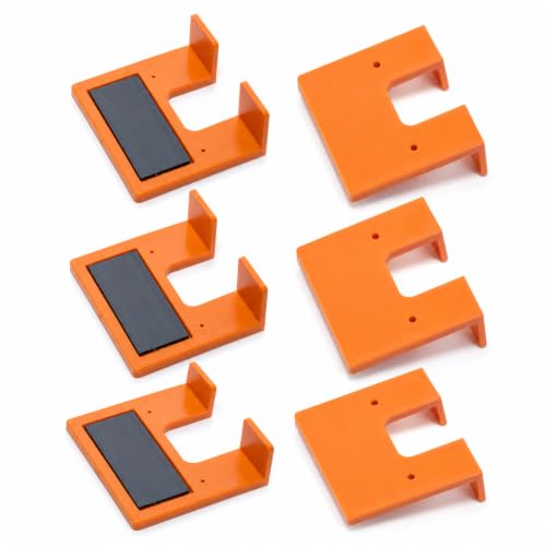 6PCS Cabinet Hinge Jig, Magnetic 2mm Gap Spacer Alignment Tool