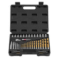 VEVOR 41-Piece Screw Extractor and Left Hand Drill Bits Set, Easy Out Screw Extractor Kit with HSS Steel Reverse Drill Bit for Broken Nuts, Stripped Bolts Remove, Adapters - size: 41 PCS