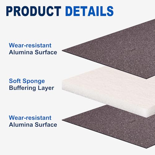 8Pcs 320Grit Double-Sided Sanding Sponges, Washable & Reusable - size: 320Grit