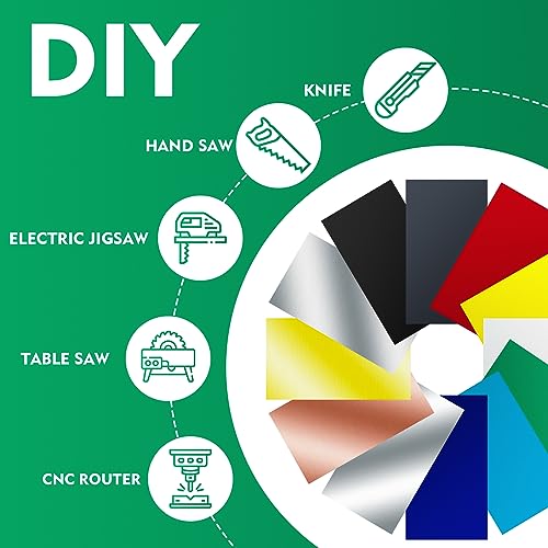 Engraving Blank ABS Double Color Plastic Sheet (Color 12) - color: Color 12