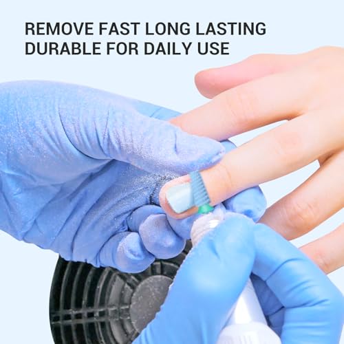 MelodySusie Professional 5 in 1 Nail Drill Bits, 3/32'' Carbide Tungsten Multi-function Bits, Suitable for Manicure Pedicure Cuticle Gel Polishing, Technicians Bits, Light Blue, Series Bit-M, C - color: Light Blue, size: Coarse-C