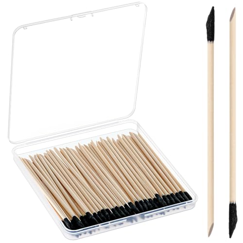 Honoson 60 Pack Sanding Sticks Matchsticks Fine Detailing