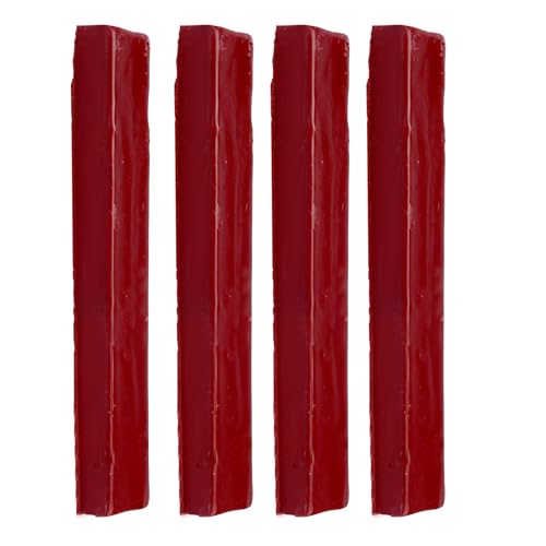 showingo Red DOP Wax Sticks Replacement for Lapidary Cabochon 4 Pack - color: Red DOP Wax-4P