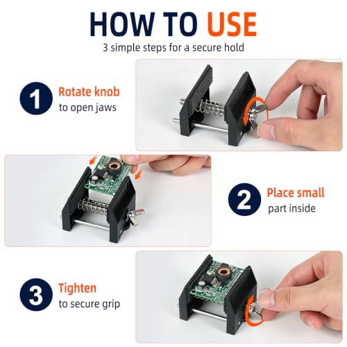 Mini Vise for Model Building, Gunpla Assembly & Small Parts Holding