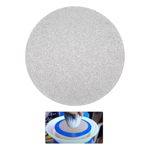 SCOTTCHEN Diamond Grinding Disc, 8” (200mm),No Center Hole,Flat Lap Disk Polishing Discs -60 Grit,Sanding Grinding Disc for Gemstone, Tile, Porcelain, Glass & Metal Polishing - style: 60grit