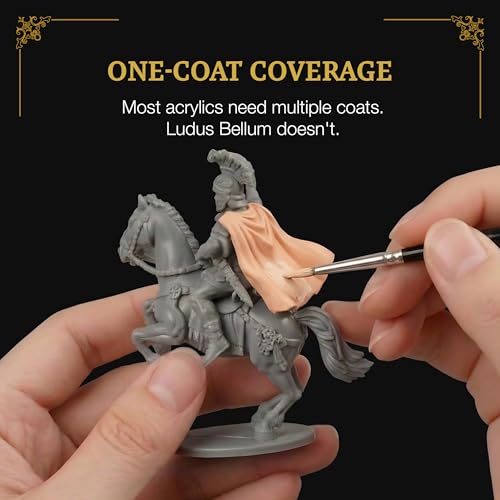 Ludus Bellum Miniature Paint Light Peach Color 18ml Dropper Bottle - color: Light Peach