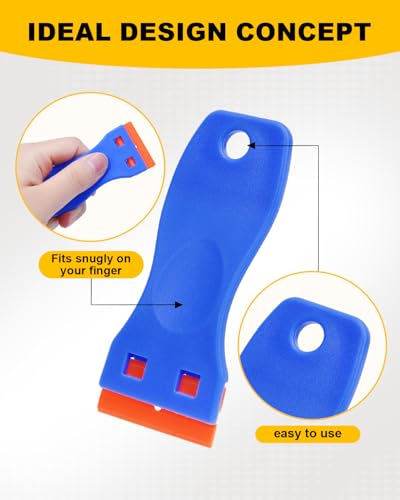 30 Emblem Removal Tool Kit with PVC Cord, Spatula, Blade, Scraper - color: 30PCs Car Surface Logo Emblem Remover Kit