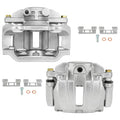 SCITOO 18B4854 18B4855 Rear Left & Right Disc Brake Calipers With Bracket - size: Rear[18B4854 & 18B4855]Silver