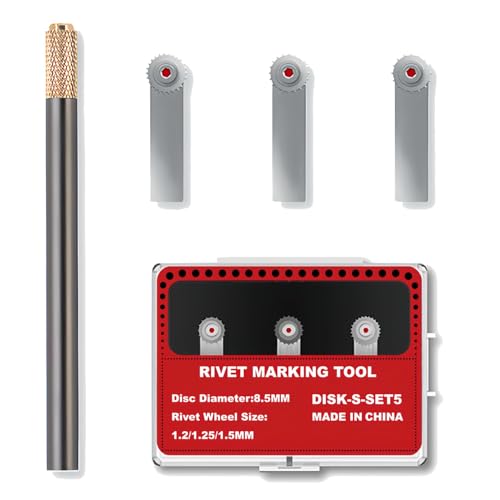 HUBEST Model Rivet Maker Tool, Small Diameter 1.2-1.5mm, for 1/32 Scale - size: RM-S5