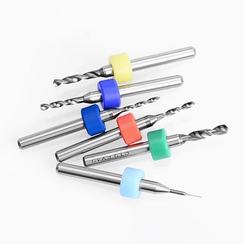 10 Pcs PCB Drill Bits Set, 1/8" Shank 0.3mm - size: 0.3mm