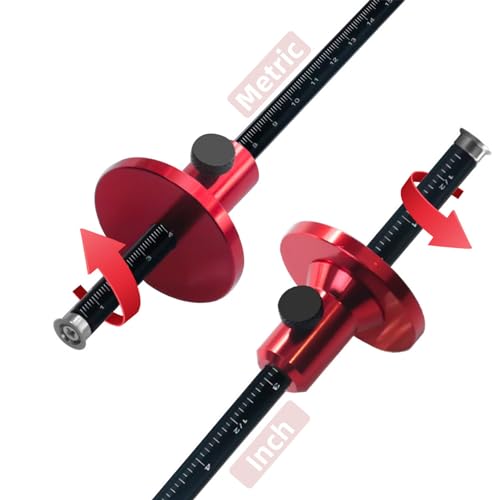 Wheel Marking Aluminum Alloy Precision Ground Steel Rod Woodworking Mortise Parallel Scribing Tool