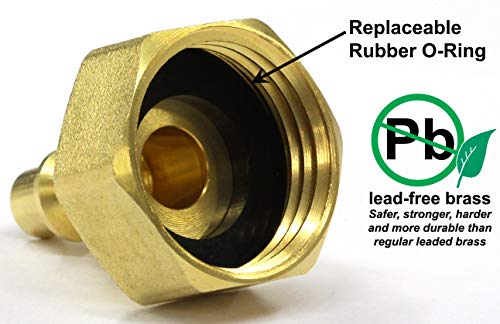 Sprinkler Winterize Blow Out Adapter, Lead-Free Brass - size: 3/4 inches