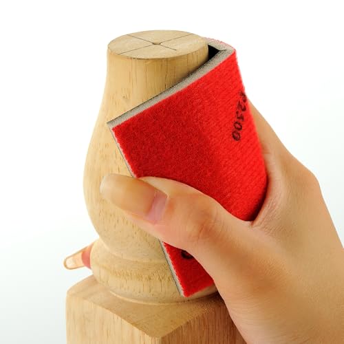 MAXMAN Sanding Sponge Set, 180 Grit Foam, Wet/Dry Sandpaper for Wood/Metal - style: 180 Grit