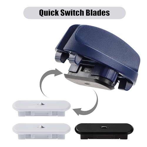 4-Pack Trimmer Replacement Blades for Fiskars Paper Trimmer, Replacement Blade for All Series of Fiskars/Portable&Precision Trimmer,Arts and Crafts,3 Cutting&1 Scoring Blades,a Slider,Blue - style: Blue (4 Blades)
