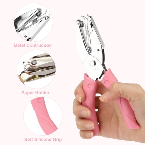 1/16In Handheld Hole Paper Puncher Mini Circle Shape Punch (Small Circle) - size: Small Circle