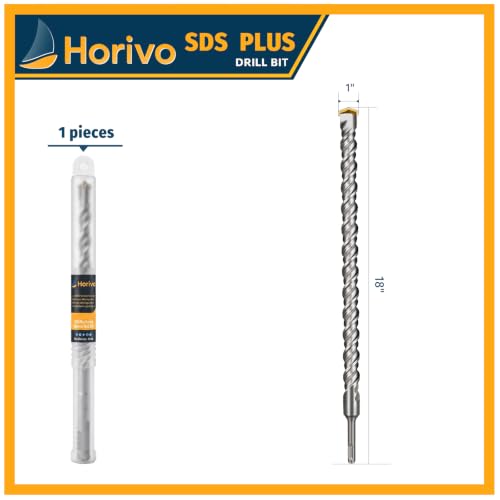 1" x 18" SDS-Plus Heavy Duty Carbide Concrete Drill Bit - size: 1" x 18"