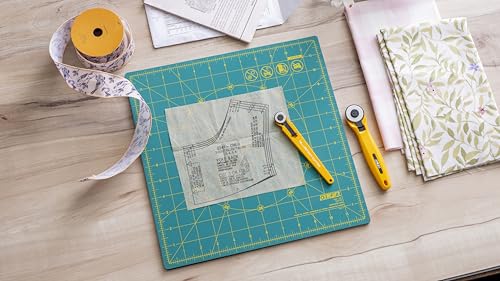 OLFA 12x12" 360-Degree Rotating Cutting Mat (RM-12S-01) - Self-Healing