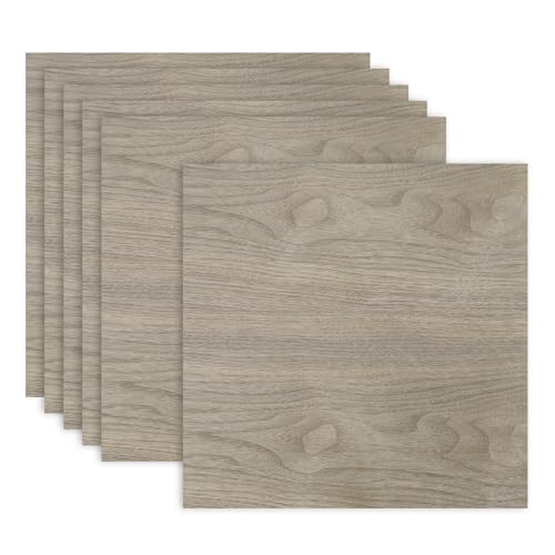 MECCANIXITY 6PCS Walnut Plywood Sheets,16 x 16 x 1/8 Inch Unfinished Wood Board Lightweight/Durable Wood Panels for Laser Cutting & Engraving,Crafts,Painting, Aircraft Model - size: 16 x 16 x 1/8 Inch