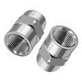 Beduan 304SS Reducer Coupling Adapter 1/4 to 1/8 NPT Female Hex Coupler 2PC - size: 1/4 to 1/8 FPT(I.D x I.D:1/2" x 3/8" )