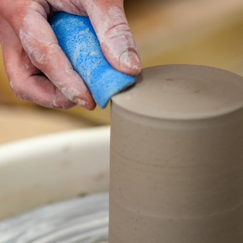 Mudtools Blue Workhorse MudSponge, All-Purpose Pottery Sponge - color: Blue