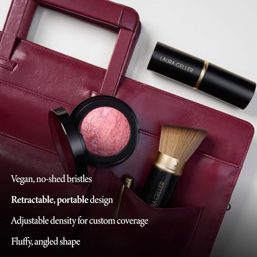 LAURA GELLER Makeup Brushes - 02 Retractable Angled Kabuki Brush - style: 02 Retractable Angled Kabuki Brush