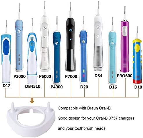 Single Charger Holder Compatible with Oral-B Electric Toothbrushes, 2 Pack - color: 2 pack