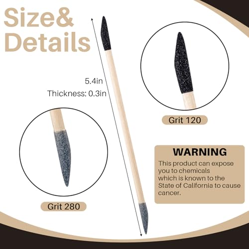70 Pcs Sanding Sticks Plastic Model,Double Angle,1500-12000 Grit - style: Double Angle