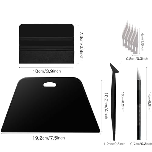 NEWISHTOOL Wallpaper Smoothing Tool Kit, Vinyl Film Wallpaper Tools - color: Set-01