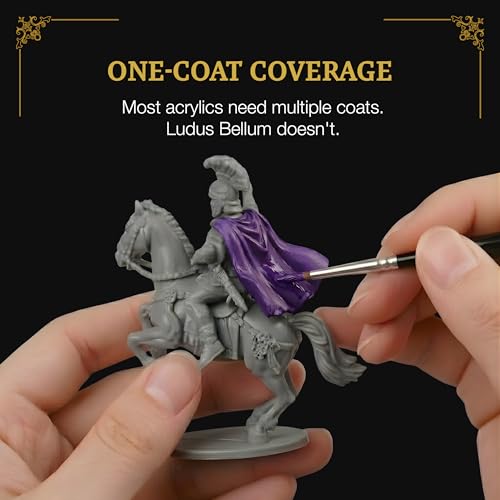 Ludus Bellum Miniature Paint Purple Color 18ml Precision Dropper Bottle - color: Purple