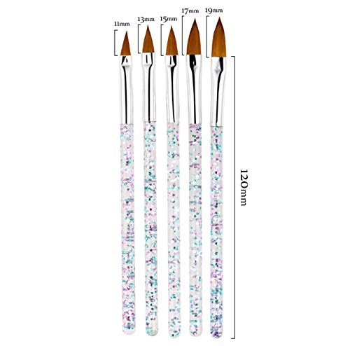 Artdone 31pcs Nail Art Brushes Tools Set Dotting Tools for Gel Polish - color: 31 Pcs