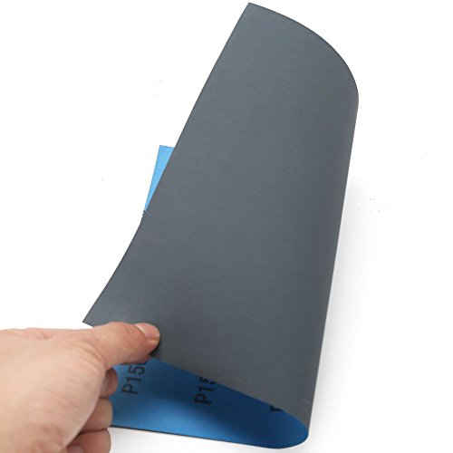 LotFancy 1500 Grit Sandpaper, 9 x 11 30PCS Dry Wet Sand Paper, Silicon Carbide Sanding Sheet for Automotive Wood Furniture Metal Sanding, Polishing, Finishing - size: 1500 Grit