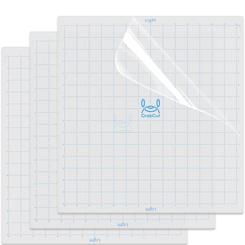 Cutting Mats for Silhouette Cameo 4 Plus and 5 Plus 3 Pack Durable Long Lasting Replacement Cut Mat 14x15 Inch (Light Stickiness) - color: Light