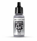 Vallejo Model Air 71072 Gun Metal (17ml) - color: Metallic Gun