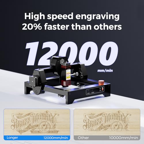 LONGER Ray5 Laser Engraver, 3500mW Portable Engraving Machine,130×140mm