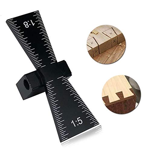 2PCS Dovetail Marker Guide, Aluminum Alloy Woodworking Jig