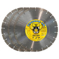 Cougar HS 12 Inch Diamond Concrete Saw Blade, Premium General Purpose Segmented Blade, Dry/Wet Cutting Concrete, Masonry, Brick, & Block 1"-20mm Arbor (3pcs) - size: 12 Inch 3 Pack