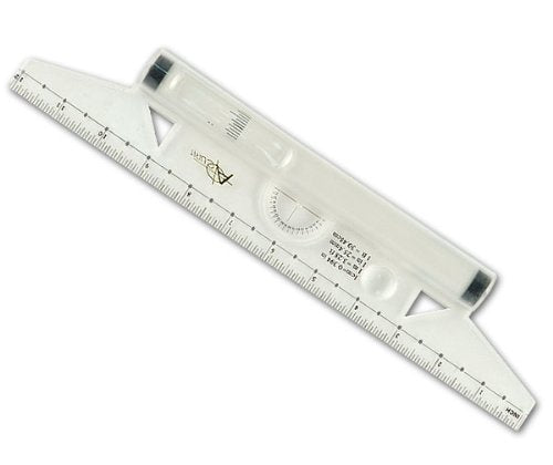 Acurit Rolling Ruler - A Must Have 4-in-1 Tool for Any Artist, Perfect for Illustrations, Drawings, Measurements, Line and Angle Drawing, & More! - Single - size: Single