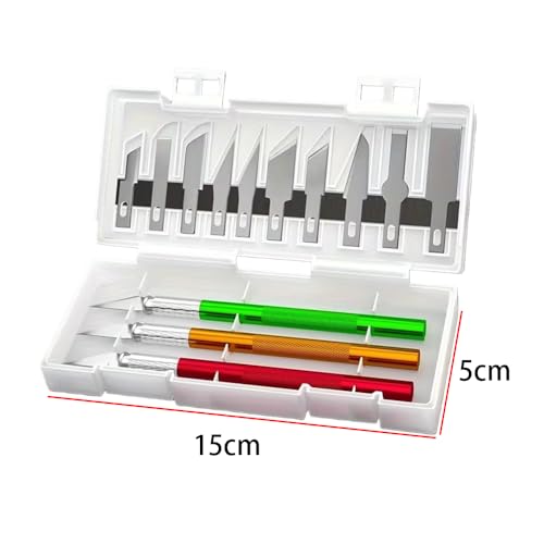 13-Piece Aluminum Alloy Engraving Tool Set – Perfect for DIY Manual Engraving, Stickers, Rubber Stamps, and Model Making