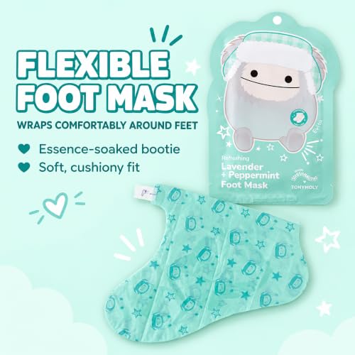 TONYMOLY x Squishmallows Merry Masking Face, Eye & Foot Mask 4-Piece Set - style: Merry Masking Set