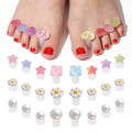 MelodySusie 32Pcs Silicone Toe Separators, Toe Spacers for Pedicure - size: 32Pcs-B