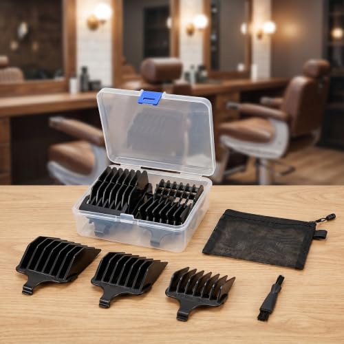 40mm T-Blade Guide Comb Set, 8 Pack, 1/16-1/2 Inch